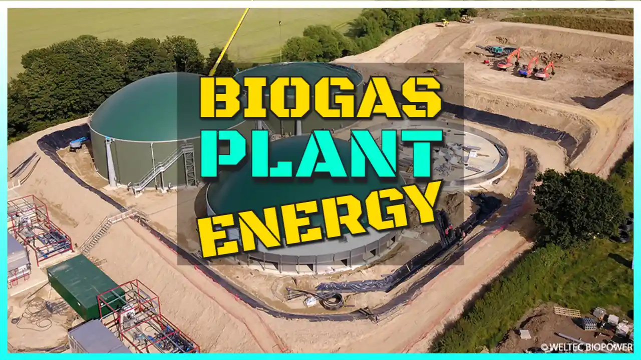 Featured image with text: "Biogas Plant Energy."